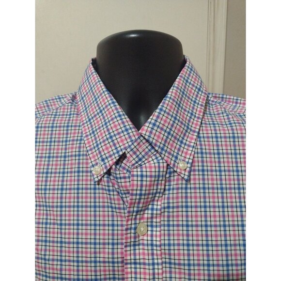 RALPH LAUREN Pink Long Sleeve Shirt size L Mens Classic Fit 100% Cotton Stretch - Picture 4 of 13